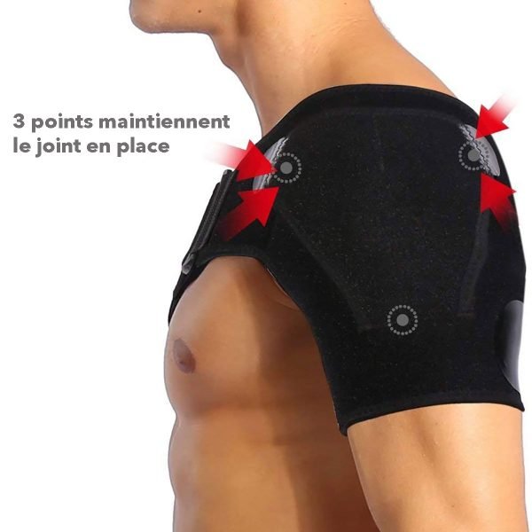 Support d’épaule pour le soulagement de la douleur – Image 2
