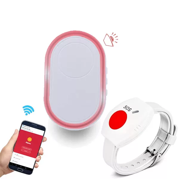 Bouton d’appel d’urgence sans fil pour les personnes âgées