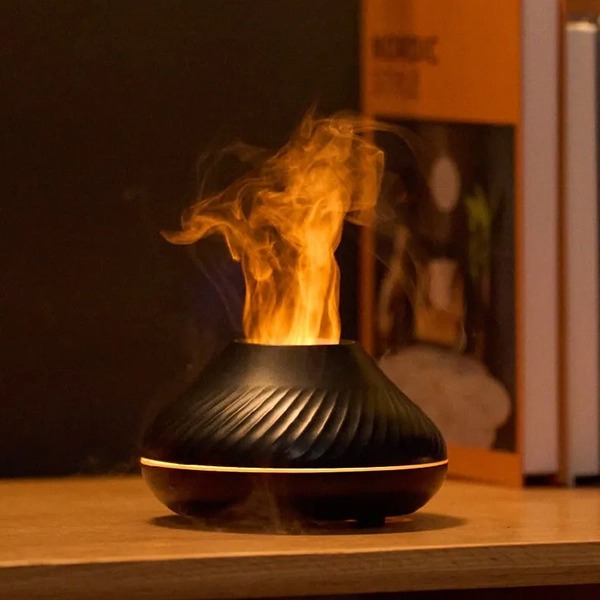 Humidificateur D’Air à Flamme Diffuseur D’Aromathérapie