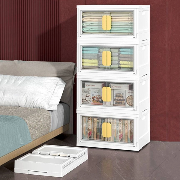 Boîte De Rangement Pliable Organisateur De Maison Empilable