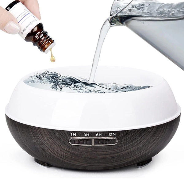 Humidificateur D’Air en Bois Creux Diffuseur D’Huiles Essentielles – Image 3